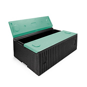 POLIBOX Contenitore isotermico pieghevole X-FOLD BOX, Polipropilene espanso, Capacità 34 l, Nero/Ocean POLIBOX Contenitore isotermico pieghevole X-FOLD BOX, Polipropilene espanso, Capacità 34 l, Nero/Ocean