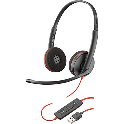 Poly Blackwire 3220 USB-A, Auriculares estéreo con micrófono - 1
