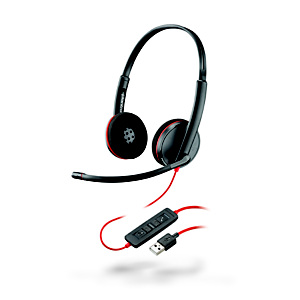 Poly Blackwire 3220 USB-A - Casque filaire Stéréo - Noir Poly Blackwire 3220 USB-A - Casque filaire Stéréo - Noir