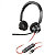 Poly Blackwire 3320-M USB-A, Auriculares estéreo con micrófono, certificado para Microsoft Teams, 214012-01 - 1