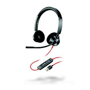POLY Blackwire 3320 USB-A - Casque filaire Stéréo - Noir POLY Blackwire 3320 USB-A - Casque filaire Stéréo - Noir