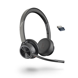 Poly Voyager 4320 USB-A Auricular inalámbrico estéreo con micrófono
