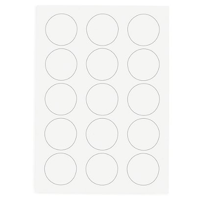 Polyester-Präsentations-Etiketten transparent - 1