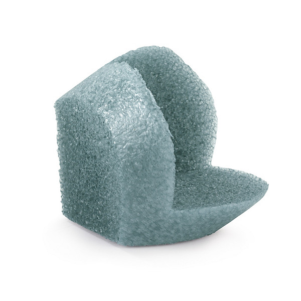 Polyethyleen hoekbeschermers 100% gerecycled Ø75x12 mm - 1