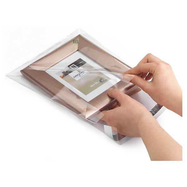 Polypropyleenzakje met zelfklevende sluiting 40 micron 22x28 cm - 2