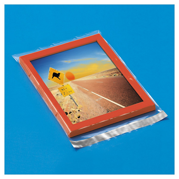 Polypropyleenzakje met zelfklevende sluiting 40 micron 30x40cm - 1