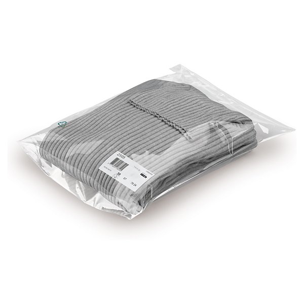 Polypropyleenzakje met zelfklevende sluiting 50 micron 30x40cm - 2