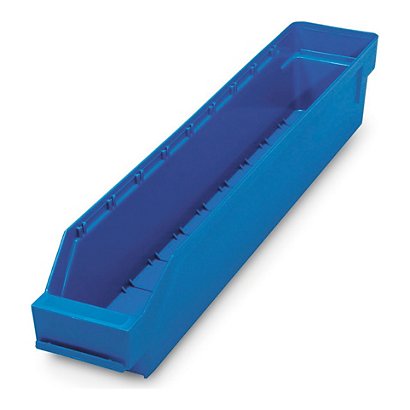 Polypropylene shelf bin 500 x 90 x 95mm, pack of 40 - 1