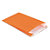 Pomarańczowa torebka papierowa na prezent 240x390x75 mm - 3