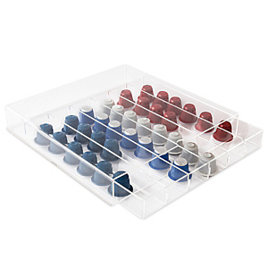 Porta Cialde Nespresso con cassetto, Plexiglass trasparente Porta Cialde Nespresso con cassetto, Plexiglass trasparente