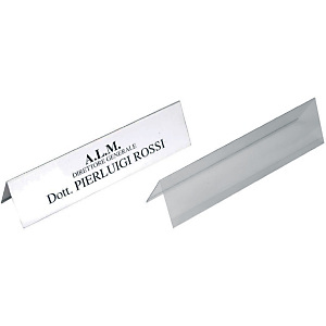 Porta nome da tavolo - Dimensioni cm 25 x 5,5 h. (confezione 5 pezzi) Porta nome da tavolo - Dimensioni cm 25 x 5,5 h. (confezione 5 pezzi)