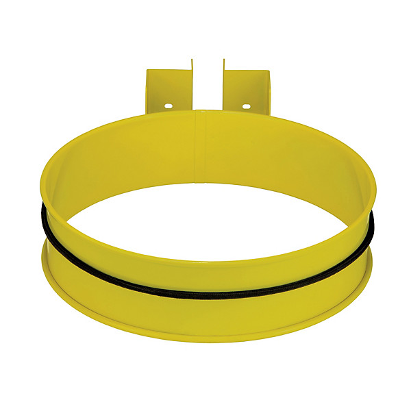 Porta sacchi spazzatura da muro giallo capacità 110 litri - 1