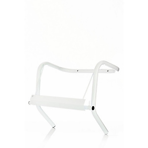 Portabobine da muro/tavolo, Per bobine da 800/1.000 strappi, Tubo metallico verniciato, Bianco Portabobine da muro/tavolo, Per bobine da 800/1.000 strappi, Tubo metallico verniciato, Bianco