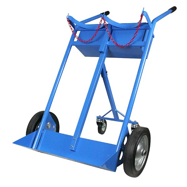 Portabombole biposto trasformabile con cassetta per bombole 40-50l - 2