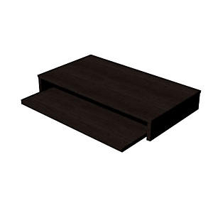 Portatastiera estraibile - Nero venato - Cm 65 x 35 x 9h. Portatastiera estraibile - Nero venato - Cm 65 x 35 x 9h.