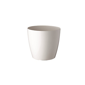 Portavasi con ruote, Diametro 30 cm, Bianco Portavasi con ruote, Diametro 30 cm, Bianco