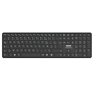 PORTDESIGNS Port Designs 900903-R-UK, Taille réelle (100 %), Sans fil, Bluetooth, Commutateur de touche « ciseaux », QWERTY, Noir PORTDESIGNS Port Designs 900903-R-UK, Taille réelle (100 %), Sans fil, Bluetooth, Commutateur de touche « ciseaux », QWERTY, Noir