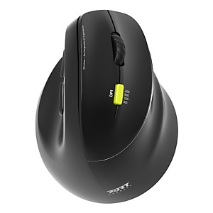 PORTDESIGNS Port Designs 910007, Droitier, Conception verticale, Optique, RF sans fil + Bluetooth, 2400 DPI, Noir PORTDESIGNS Port Designs 910007, Droitier, Conception verticale, Optique, RF sans fil + Bluetooth, 2400 DPI, Noir