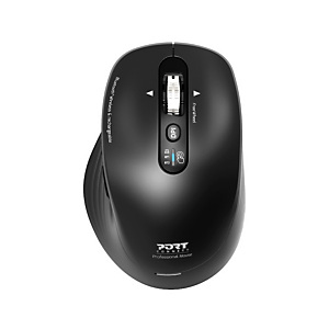 PORTDESIGNS Port Designs 910202, Droitier, Optique, RF sans fil + Bluetooth, 3200 DPI, Noir PORTDESIGNS Port Designs 910202, Droitier, Optique, RF sans fil + Bluetooth, 3200 DPI, Noir