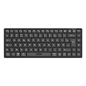 PORTDESIGNS Port Designs 911001FR, Avec fil &sans fil, RF sans fil + Bluetooth, AZERTY, Noir PORTDESIGNS Port Designs 911001FR, Avec fil &sans fil, RF sans fil + Bluetooth, AZERTY, Noir