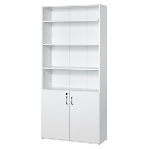 Portes basses Libri 2 - Blanc (Lot de 2) Portes basses Libri 2 - Blanc (Lot de 2)