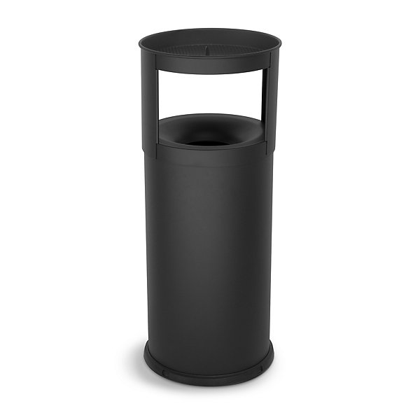 Posacenere gettacarte autoestinguente grigio 25 x 80 cm capacità 25 litri - 4
