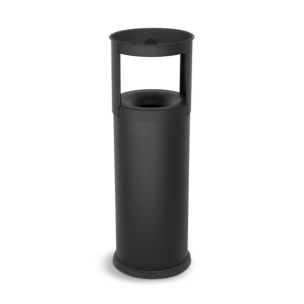 Posacenere gettacarte autoestinguente grigio 25 x 80 cm capacità 25 litri - 6