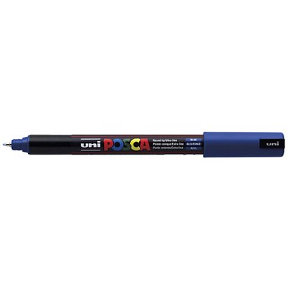 POSCA Posca PC-1MR Marcador de pintura, punta ojival, 0,7 mm, Azul