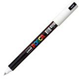 POSCA Posca PC-1MR Marcador de pintura, punta ojival, 0,7 mm, Blanco POSCA Posca PC-1MR Marcador de pintura, punta ojival, 0,7 mm, Blanco