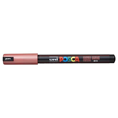 POSCA Posca PC-1MR Marcador de pintura, punta ojival, 0,7 mm, Rojo metalizado - 1