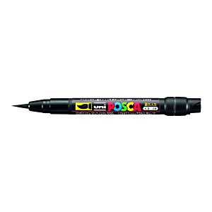 POSCA Posca PCF-350 Marcador de pintura, punta de pincel, 1 - 10 mm, Negro