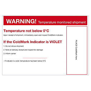 Positionierungsetikett für ColdMark® Positionierungsetikett für ColdMark®