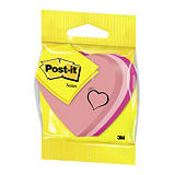 Post-it® 2007-H Notas Adhesivas Corazón, 70 x 70 mm, Rosa, 225 hojas Post-it® 2007-H Notas Adhesivas Corazón, 70 x 70 mm, Rosa, 225 hojas