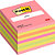 Post-it® 2028-NP Notas Adhesivas Cubo 76 x 76 mm, Colores Surtidos, 450 hojas - 1
