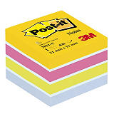 Post-it® 2051-U Notas Adhesivas Cubo 51 x 51 mm, Colores Surtidos, 400 hojas Post-it® 2051-U Notas Adhesivas Cubo 51 x 51 mm, Colores Surtidos, 400 hojas