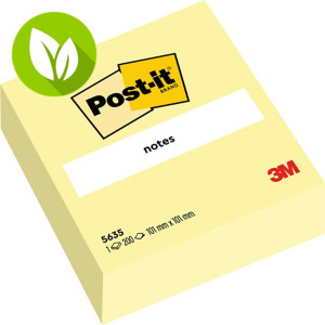 Post-it® 5635 Canary Yellow™ Notas Adhesivas Cubo 100 x 100 mm, amarillo canario, 200 hojas Post-it® 5635 Canary Yellow™ Notas Adhesivas Cubo 100 x 100 mm, amarillo canario, 200 hojas
