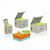 Post-it® 653-1GB Notas Adhesivas Recicladas Bloques 38 x 51 mm, Colores Surtidos Pastel, 6 Bloques, 100 hojas - 4