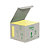 Post-it® 654-1B Notas Adhesivas Recicladas Bloques 76 x 76 mm, Amarillo Pastel, 100 hojas - 2