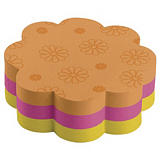 Post-it® 654 Notas Adhesivas Flor, 70 x 70 mm, Colores Surtidos Neón, 225 hojas Post-it® 654 Notas Adhesivas Flor, 70 x 70 mm, Colores Surtidos Neón, 225 hojas