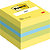 Post-it® 654-RB Notas Adhesivas Cubo 51 x 51 mm, Colores Surtidos, 400 hojas - 1
