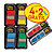 Post-it® 680-P6 Pack Ahorro de 4 dispensadores de 50 marcapáginas de 25,4 x 43,2 mm + 2 dispensadores de 24 marcapáginas flecha de 11,9 x 43,2 mm GRATIS colores surtidos - 1