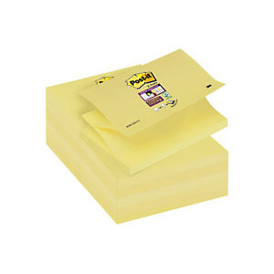 Post-it® Bloc 90 Feuilles Notes Repositionnables Super Sticky Z-Notes, Rectangle Jaune Canary™, 76 x 127 mm Post-it® Bloc 90 Feuilles Notes Repositionnables Super Sticky Z-Notes, Rectangle Jaune Canary™, 76 x 127 mm