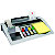 Post-it® C50 Organizador de escritorio con Cinta transparente Magic™ 19 mm x 33 m y Marcapáginas pequeño colores variados y Notas adhesivas Canary Yellow™ - 2