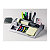 Post-it® C50 Organizer da scrivania con Nastro Magic™ Trasparente 19 mm x 33 m e Segnapagina Index piccoli Colori assortiti e Foglietti Post-it colore giallo Canary™ - 3