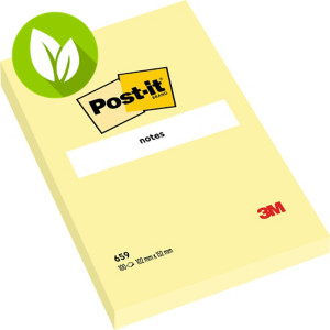 Post-it® Canary Yellow™ Notas Adhesivas Bloques 102 x 152 mm, amarillo canario