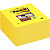 POST-IT Cube de 100 Feuilles Notes volantes Sticky Notes Carré Jaune Ultra, 76 x 76 mm (bloc 350 feuilles) - 1