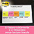 Post-it® Cubo di foglietti, 76 x 76 mm, 450 fogli, Colori rosa guava, limone neon, arancio acceso, rosa power, verde lime - 6