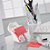 Post-it® Dispenser Gatto, Bianco + 1 ricarica di foglietti Post-it® Super Sticky Z-Notes, 76 x 76 mm, Blocchetto da 90 fogli, Colore rosa guava - 3