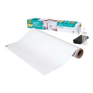 Post-it® Flex Write, pizarra blanca en rollo, 60,9 x 91,4 cm, blanco brillante