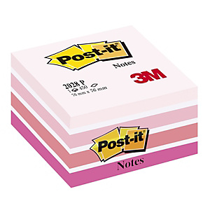 Post-it® Foglietti riposizionabili, 76 x 76 mm, Blocchetti da 450 foglietti, Rosa Pastello Post-it® Foglietti riposizionabili, 76 x 76 mm, Blocchetti da 450 foglietti, Rosa Pastello